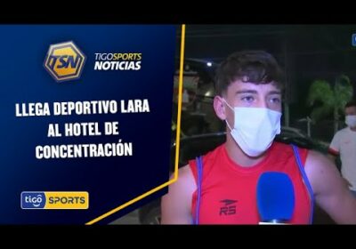 Llega Deportivo Lara al hotel de concentración. mañana lo recibe Bolívar a las 18:15 hrs.