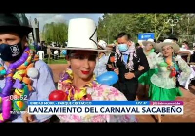 Con mucho colorido, música y diversidad gastronómica lanzan el Carnaval Sacabeño