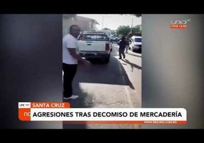 Gendarmes fueron agredidos con machetes y palos, tras decomiso de mercadería