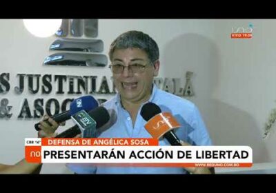 La defensa de Angelica Sosa presentará acción de libertad