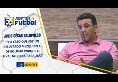 Julio César Baldivieso: “Fue un resultado mezquino el de Bolívar porque el rival no daba para más”