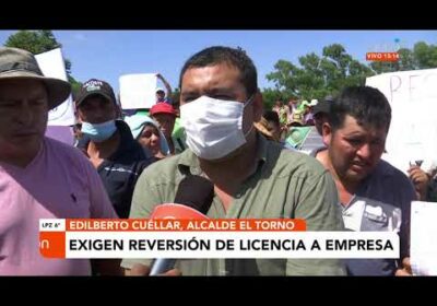 Comunarios bloquean contra explotación de minerales en ruta antigua a CBBA