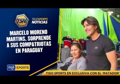 Marcelo Moreno Martins, sorprende a sus compatriotas en Paraguay