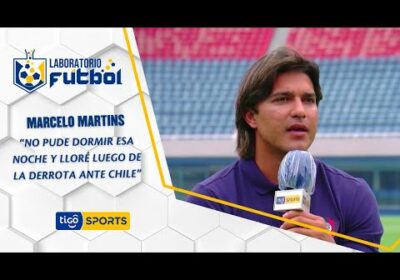 Marcelo Martins: “No pude dormir esa noche y lloré luego de la derrota ante Chile”.