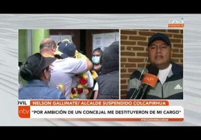 Dieron detención domiciliaria al alcalde de Colcapirhua, Nelson Gallinate