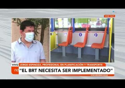 Jorge Espinoza – Experto en Transporte Publicó sugiere no demoler cordones del BRT