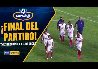 ¡Final del partido! The Strongest y Universitario de Sucre empataron a un tanto por lado