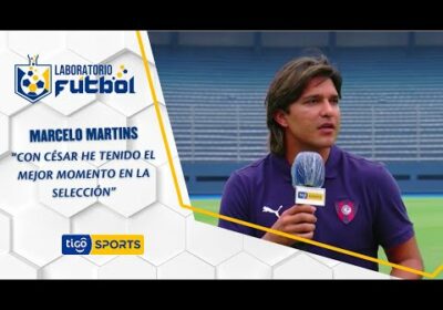 Marcelo Martins: “Con César he tenido el mejor momento en la Selección”.