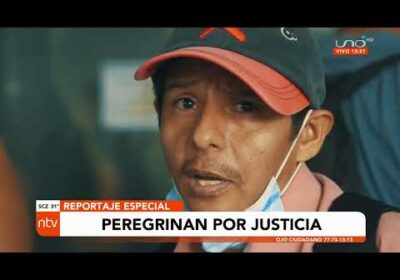 Victimas de estafa peregrinan por justicia en Santa Cruz
