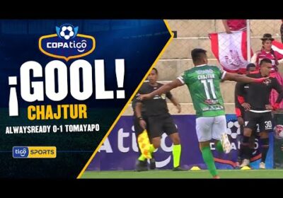 ¡Gol de Real Tomayapo! Chajtur con un extraordinario disparo desde el borde del área pone en ventaja