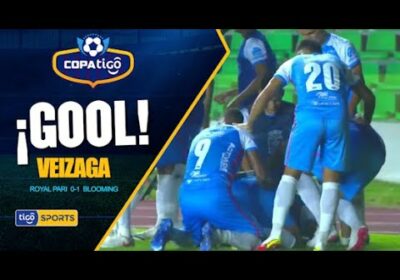 #CopaTigo🏆 José Veizaga aprovechó una buena asistencia de Junior Sánchez para sacar un buen disparo.