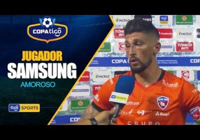 #CopaTigo🏆 Estas fueron las palabras del Jugador Samsung, Joel Amoroso. #TigoSportsBolivia⚽