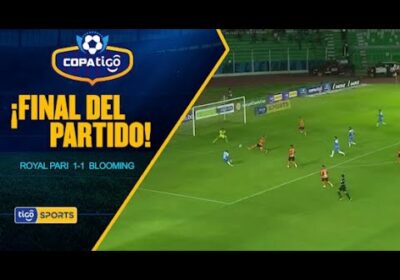 #CopaTigo🏆 Royal Pari y Blooming igualaron a un tanto por lado en la continuidad de la Copa Tigo.