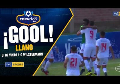¡Gol de Universitario de Vinto! Llano con un disparo cruzado anota el primer tanto del cotejo