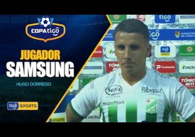 #CopaTigo🏆 Estas fueron las palabras del Jugador Samsung, Hugo Dorrego. #TigoSportsBolivia⚽