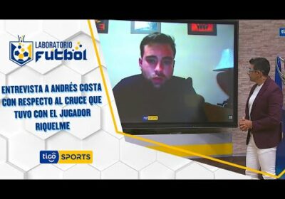 Entrevista a Andrés Costa con respecto al cruce que tuvo con el jugador Riquelme.