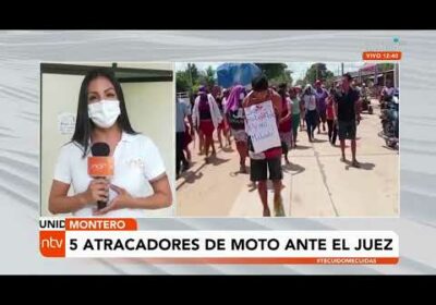5 atracadores de moto ante el juez