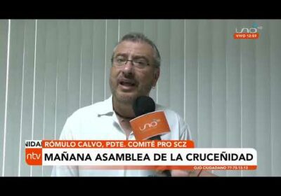 Mañana se realizará la asamblea de la cruceñidad