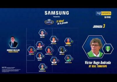 Este es el Once ideal de la Jornada gracias a Samsung.