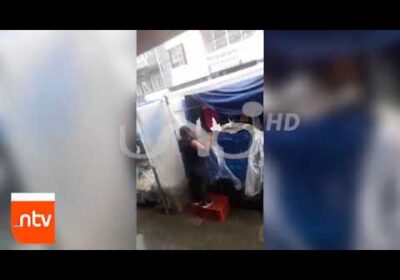 Fuerte lluvia y granizada en Quillacollo dejó calles inundadas y un tinglado desplomado │ Notivisión