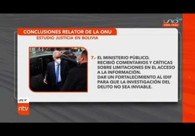 Estas son las nueve conclusiones preliminares realizadas por el Relator de la ONU