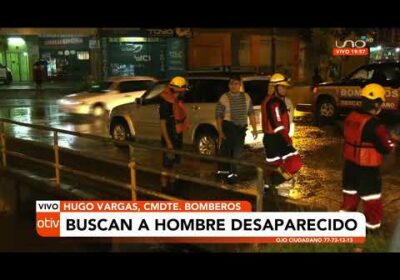 Un hombre habría desaparecido luego de haber caído a un canal de drenaje