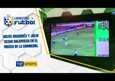 En el museo de la Conmebol se encontró a dos leyendas como Carlos Aragonés y Julio Cesar Baldivieso