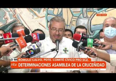 Estás son las determinaciones de la «Asamblea de la Cruceñidad»