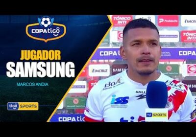 #CopaTigo🏆 Estas fueron las palabras del Jugador Samsung, Marcos Andia.