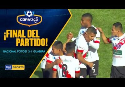 #CopaTigo🏆 ¡Final del partido! Nacional Potosí derrotó a Guabirá por la cuarta fecha de la Copa Tigo
