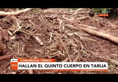 Hallan el quinto cuerpo sin vida en Tarija
