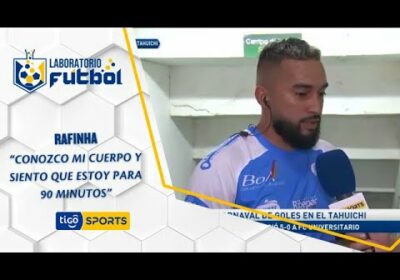 Rafinha: “Conozco mi cuerpo y siento que estoy para 90 minutos”.