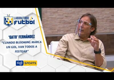 ‘Gato’ Fernández: “Cuando Blooming marca un gol, van todos a festejar”.