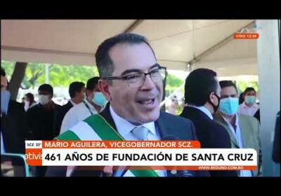 Homenaje por 461 años de Fundación de Santa Cruz