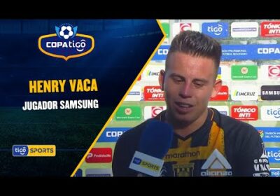 Estas fueron las palabras de Henry Vaca, jugador Samsung del partido.