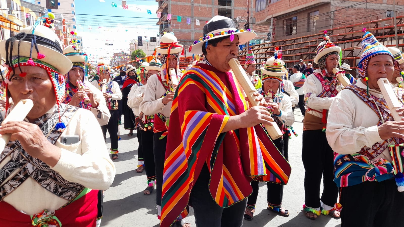 Evo Morales participa en la XXIX versión del Anata Andino en Oruro