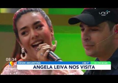 Ángela Leiva canta su nuevo tema a Ronico