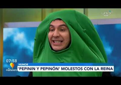 Pepinin y Pepinón molestos con la reina