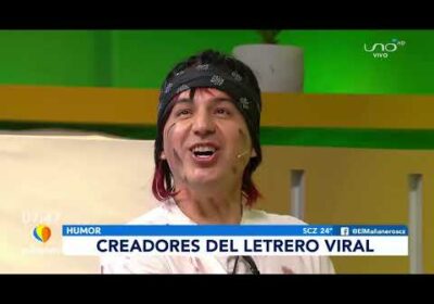 ¡Los creadores del letrero viral!