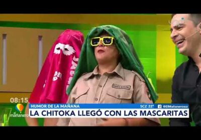 La Chitoka llegó con las mascaritas