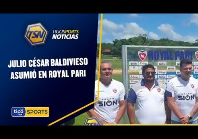 Julio César Baldivieso asumió en Royal Pari. Su primer examen es ante FC. Universitario.