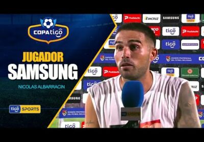 #CopaTigo🏆 Estas fueron las palabras del Jugador Samsung, Nicolás Albarracin.