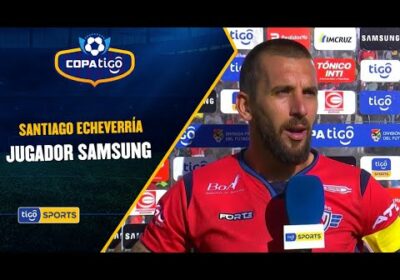 Estas fueron las palabras de Santiago Echeverría, jugador Samsung del partido.