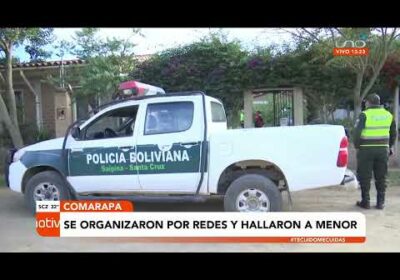 Pobladores organizados por redes sociales encontraron a una menor extraviada