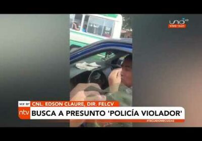 Buscan a presunto policía violador