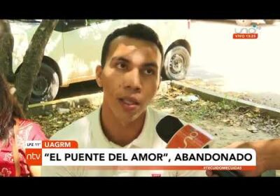 Autoridades de la UAGRM y estudiantes hablan sobre el denominado «Puente del amor»
