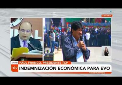 TCP decreta indemnización económica para Morales