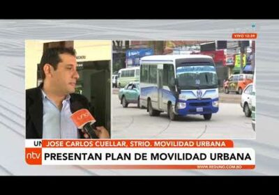 Presentan Plan de Movilidad Urbana en Santa Cruz