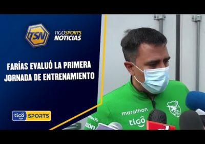 Farías evaluó la primera jornada de entrenamiento. Haquín estuvo ausente por problemas estomacales.