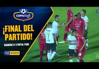 ¡Final del partido! Royal Pari derrotó a Guabirá en el estadio Gilberto Parada.